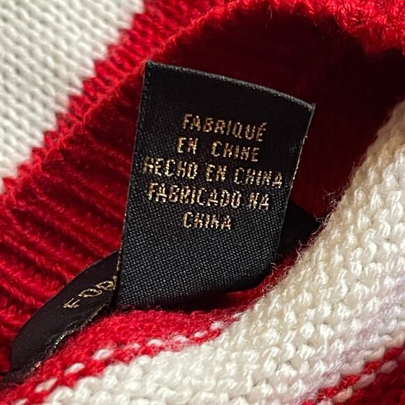 Forever 21 Boston Terrier Reindeer Party Animal Ugly Christmas Sweater Size S - Picture 3 of 4